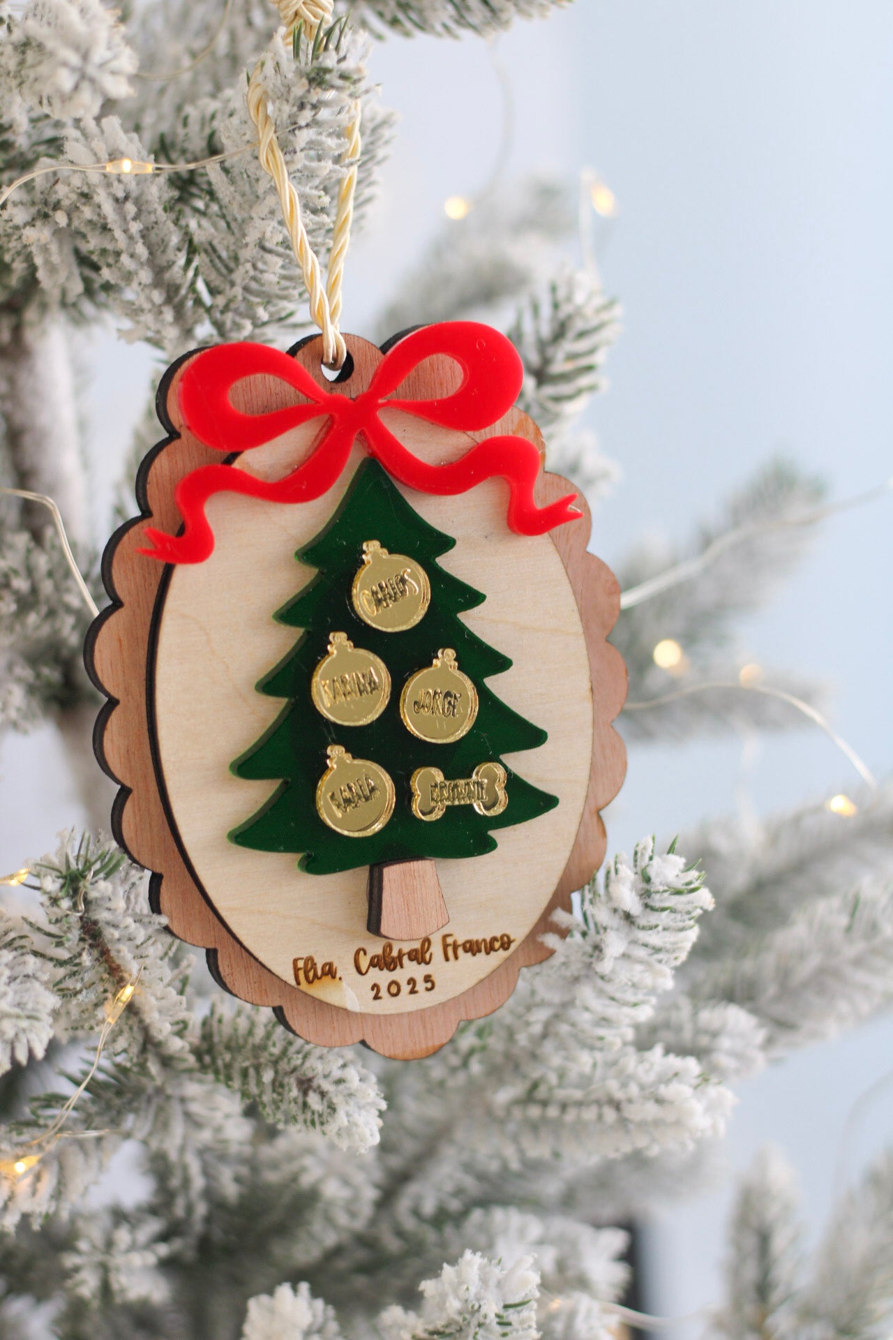 Ornamento Familiar - Under the Tree