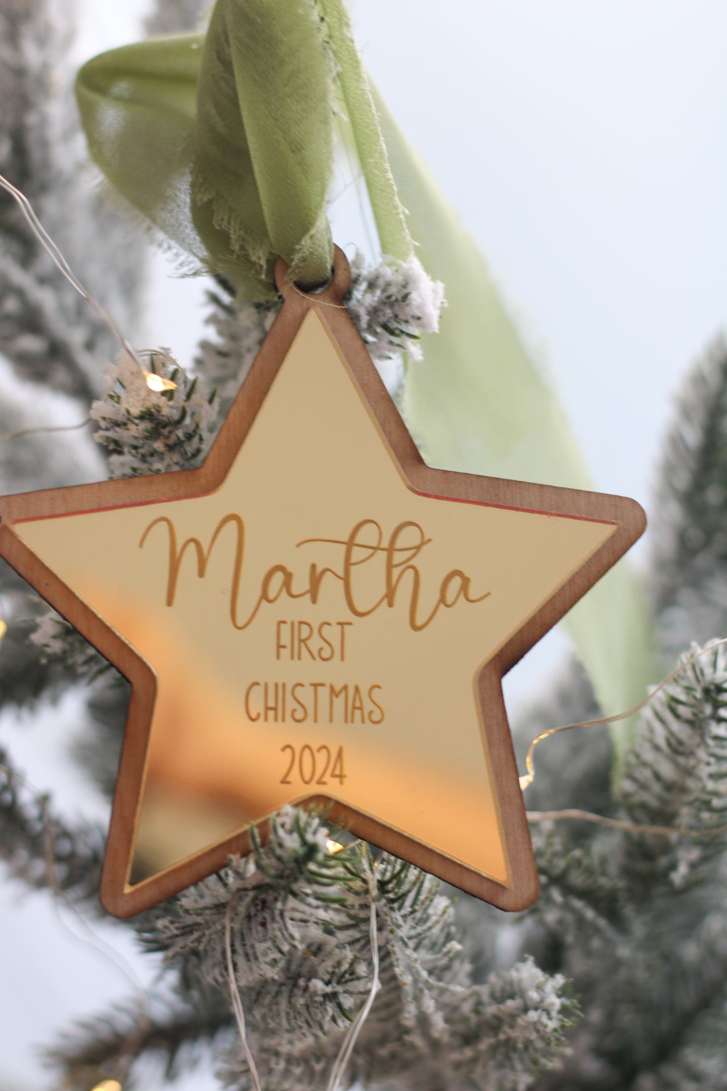 My First Christmas Star - Ornamento Navideño