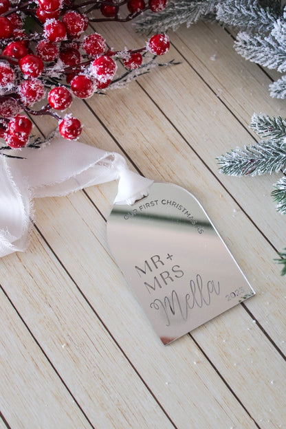 Adorno - Our First Christmas as Mr. & Mrs.