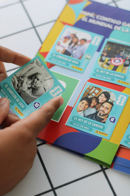 Mi Papá es una Leyenda 🏆 | Álbum de Figuritas del Mundial Personalizado