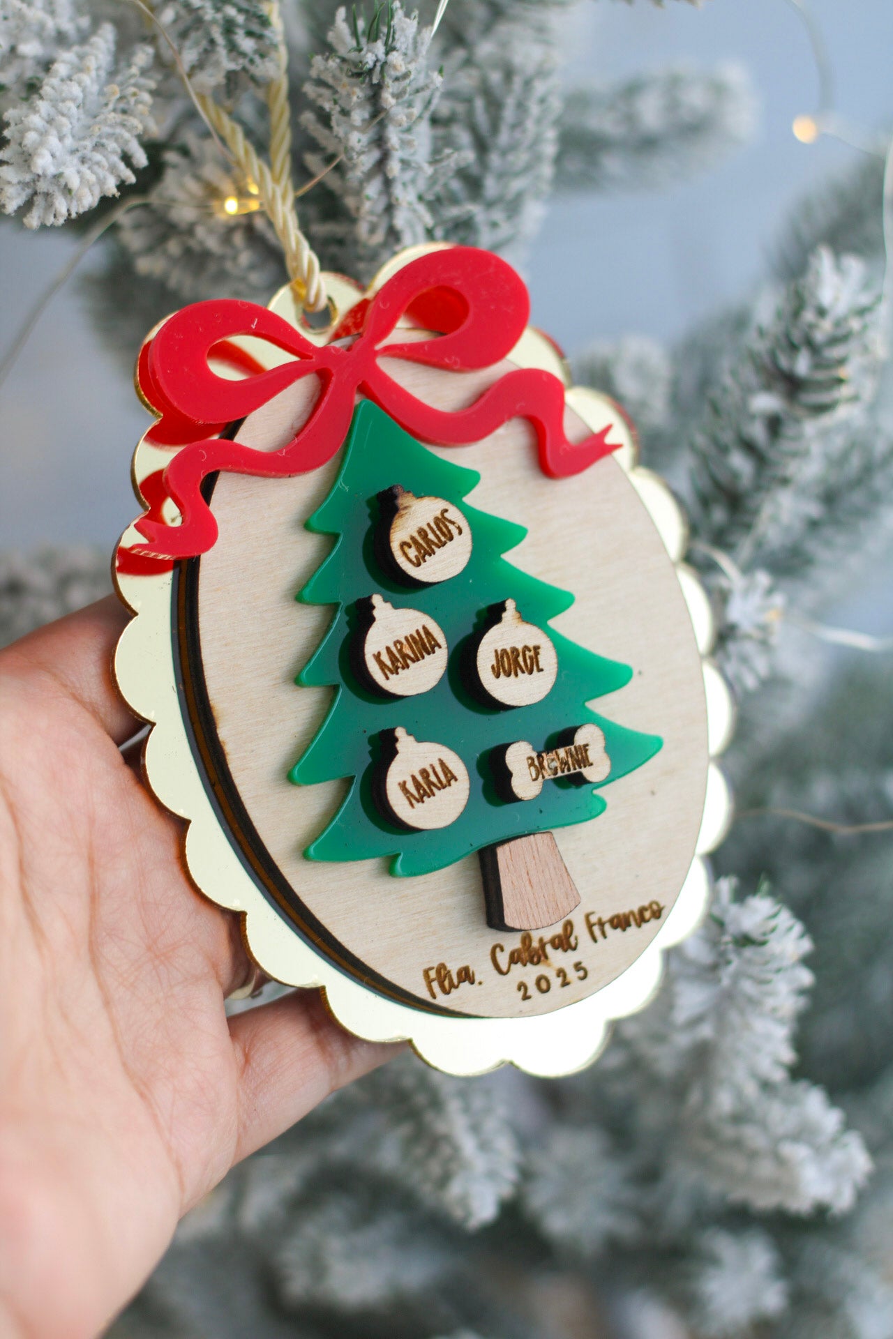 Ornamento Familiar - Under the Tree