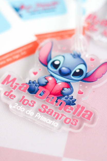BACK TO SCHOOL Set - Stitch Pink (Troquelado)