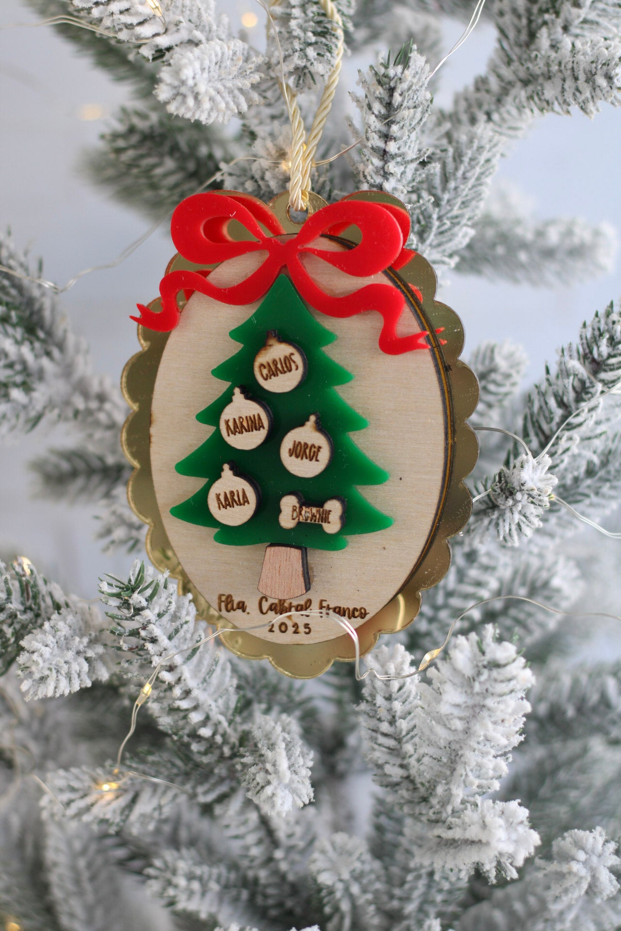 Ornamento Familiar - Under the Tree