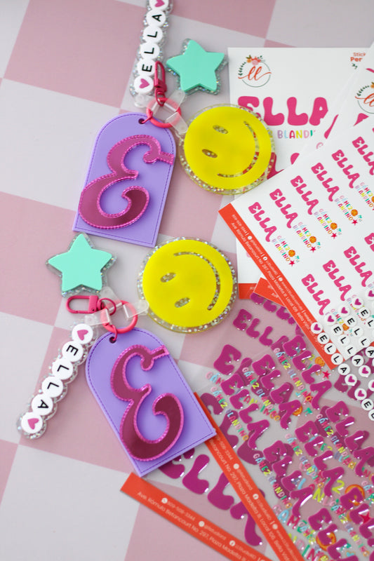 BACK TO SCHOOL Deluxe Set - Script Initial