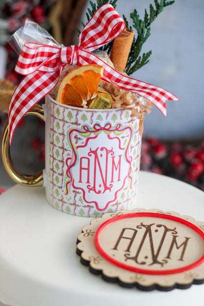 Festive Ribbons Mug - Full Gift Set