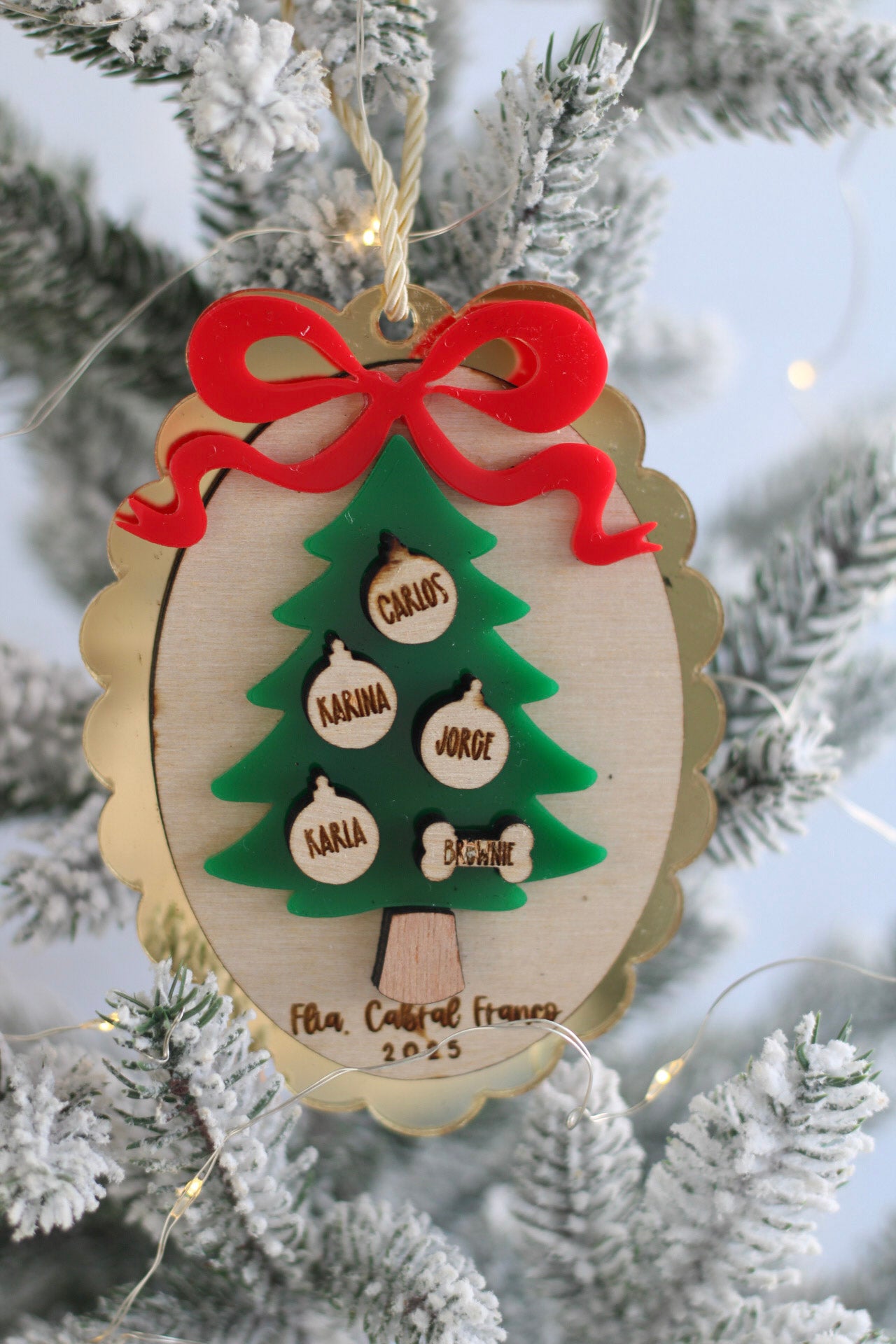 Ornamento Familiar - Under the Tree