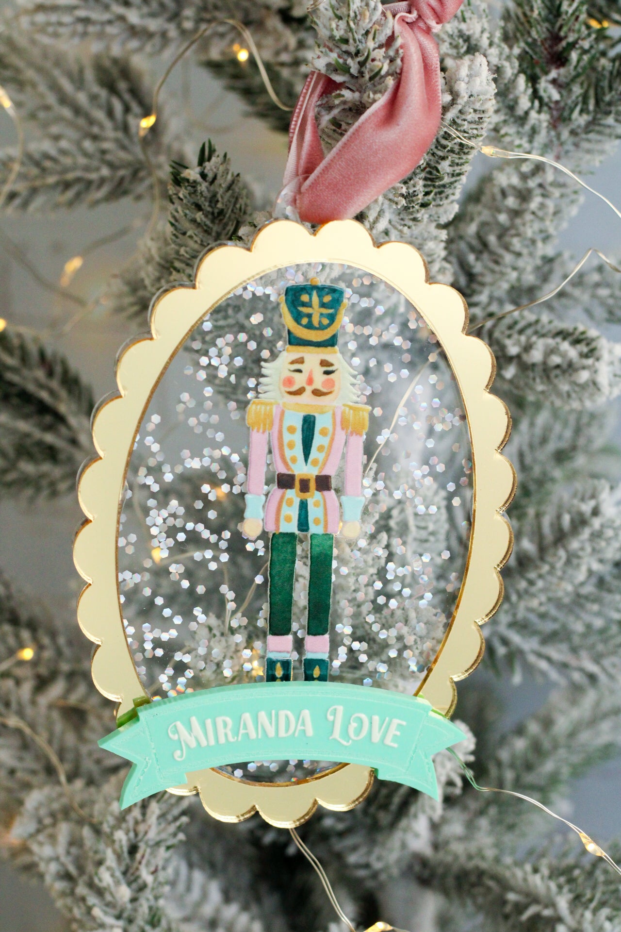 Ornamento Navideño "Nutcracker Dreams" - Sweet Pastel
