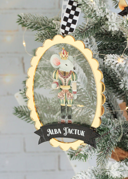 Ornamento Navideño "Nutcracker Dreams" - Black Elegance