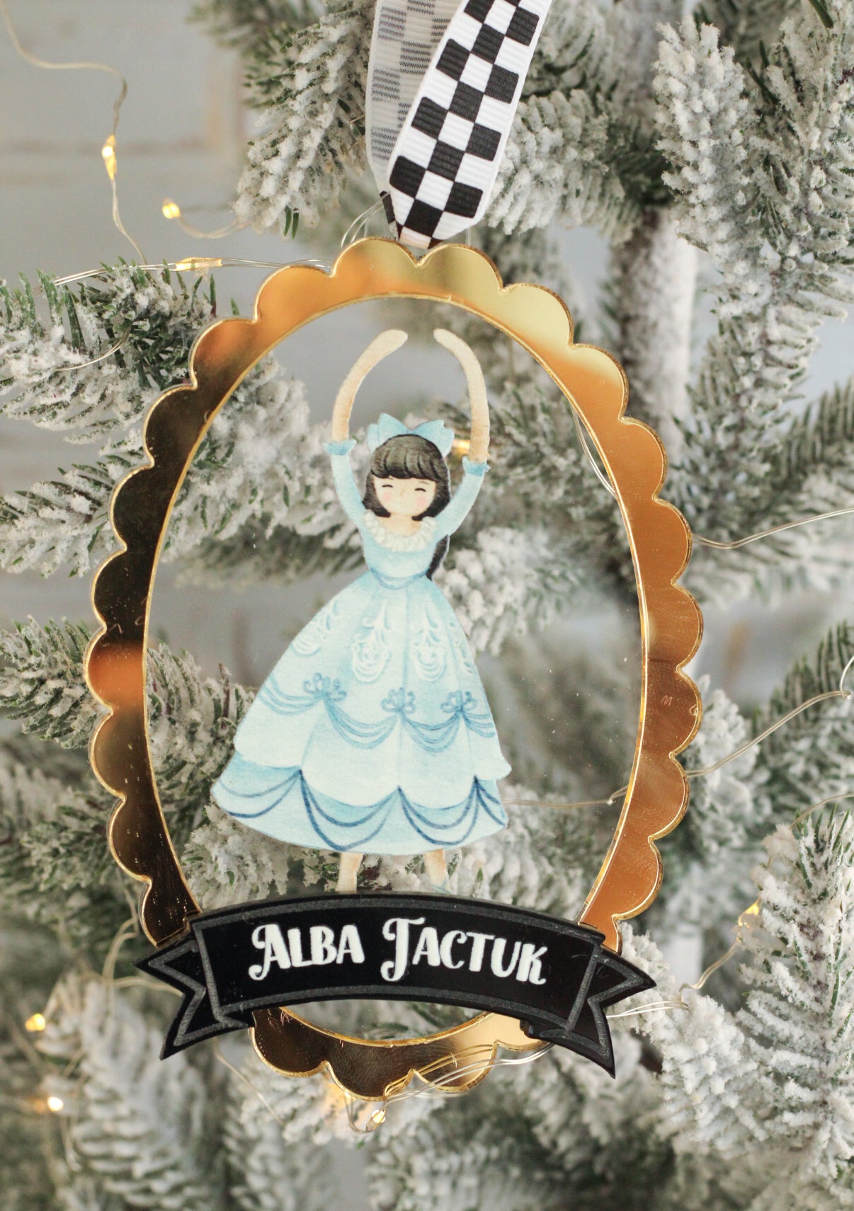 Ornamento Navideño "Nutcracker Dreams" - Black Elegance