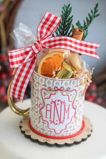 Festive Ribbons Mug - Full Gift Set
