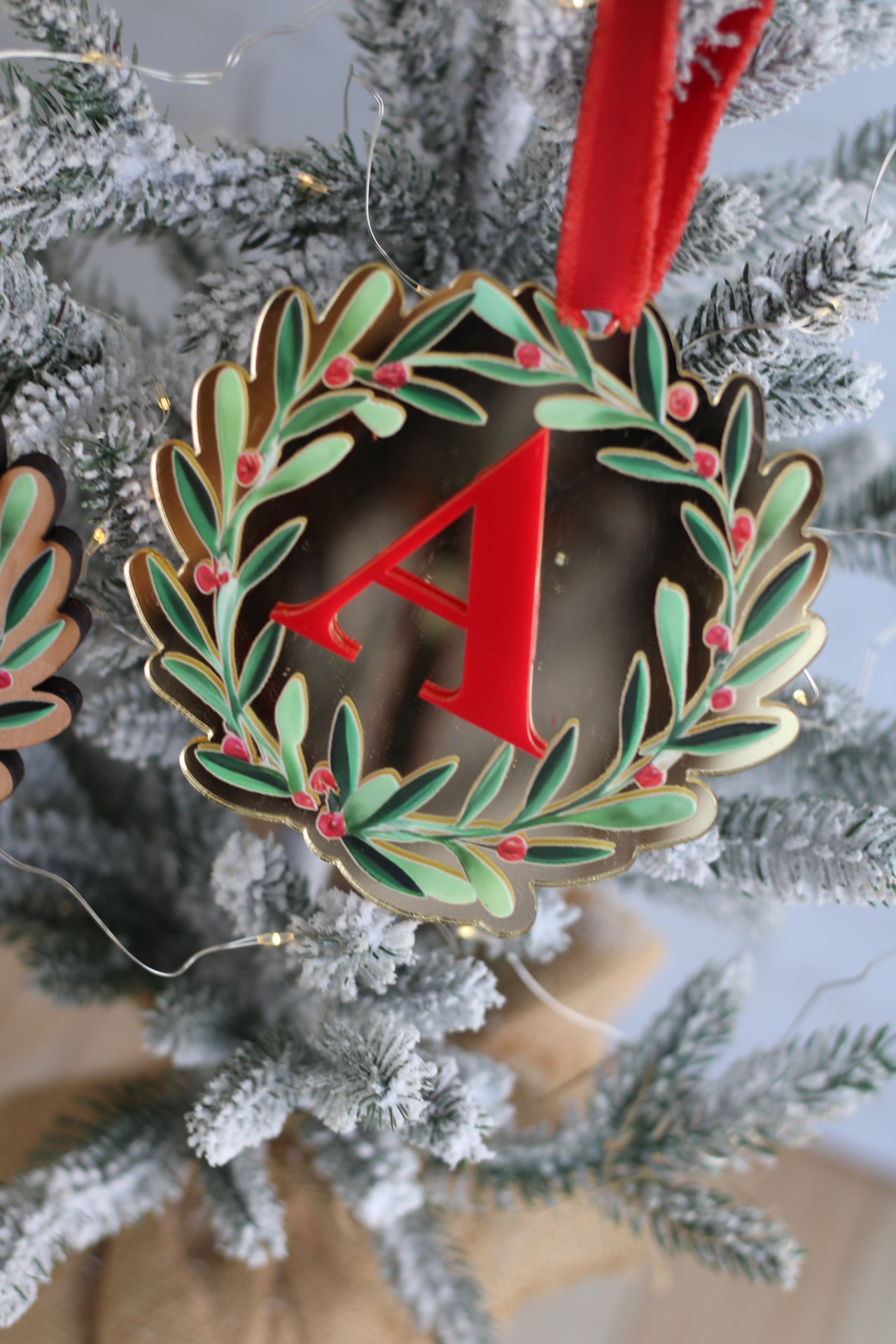 Ornamento - Corona de Aquarella Golden