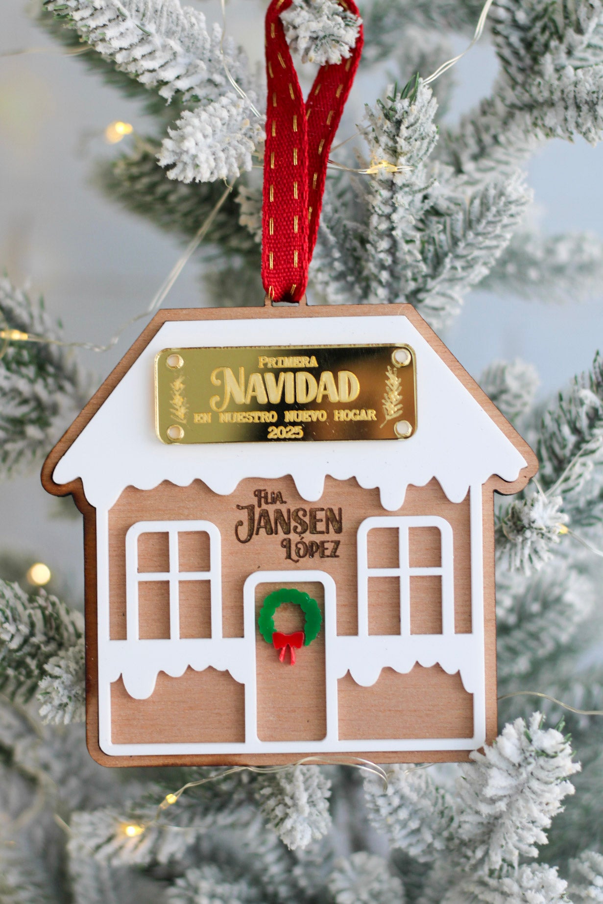 Ornamento Cozy Home - Nuestra Primera Navidad
