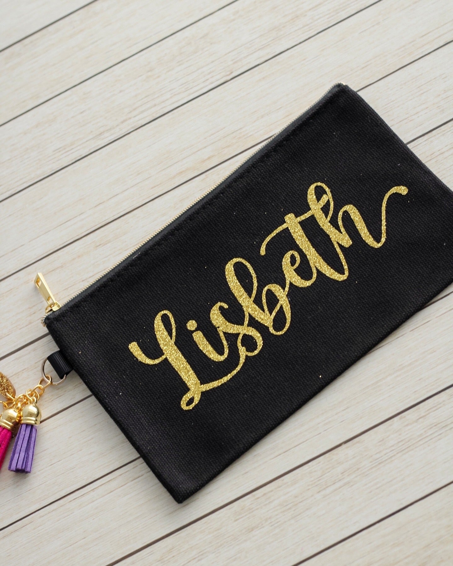 Estuche / Cosmetiquera Personalizado c/ Borlas