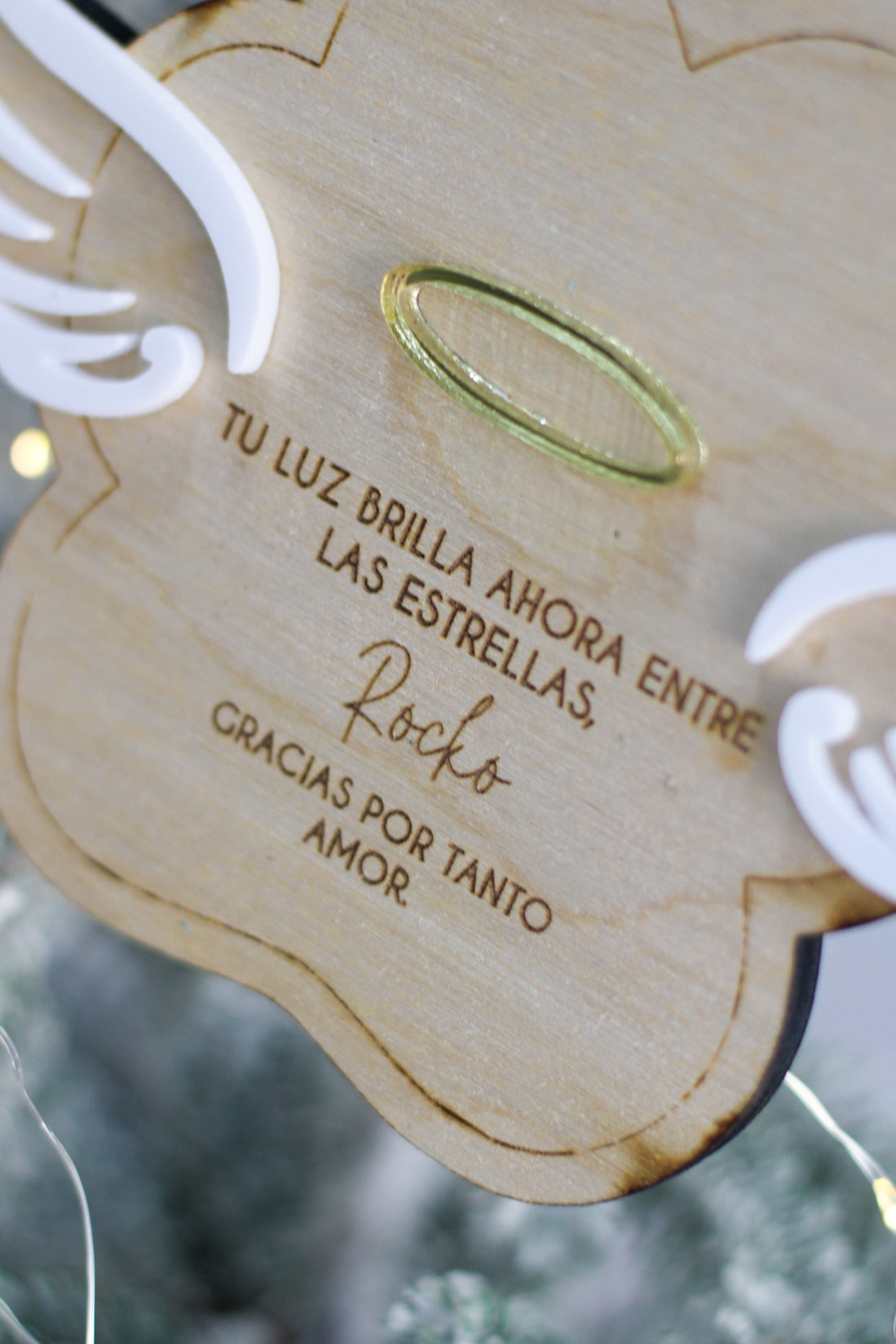 Ornamento “Alitas de Luz” - Doggy Edition