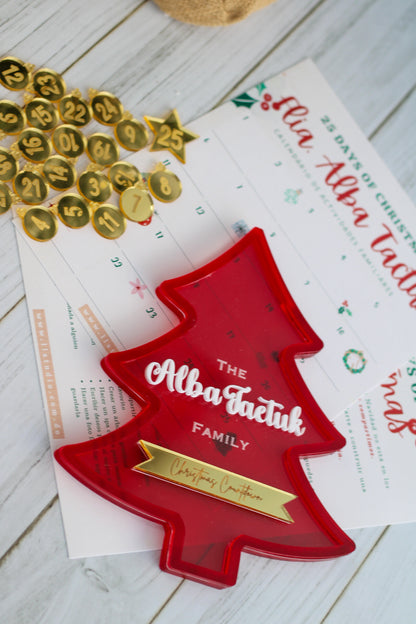 Christmas Tree Countdown - Acrílico