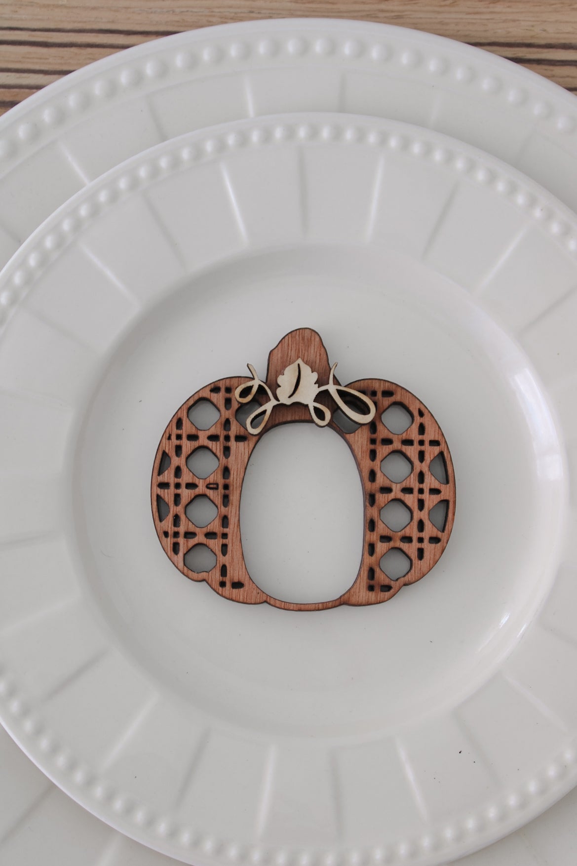 Aros de Servilleta “Rattan Pumpkin ” | Thanksgiving