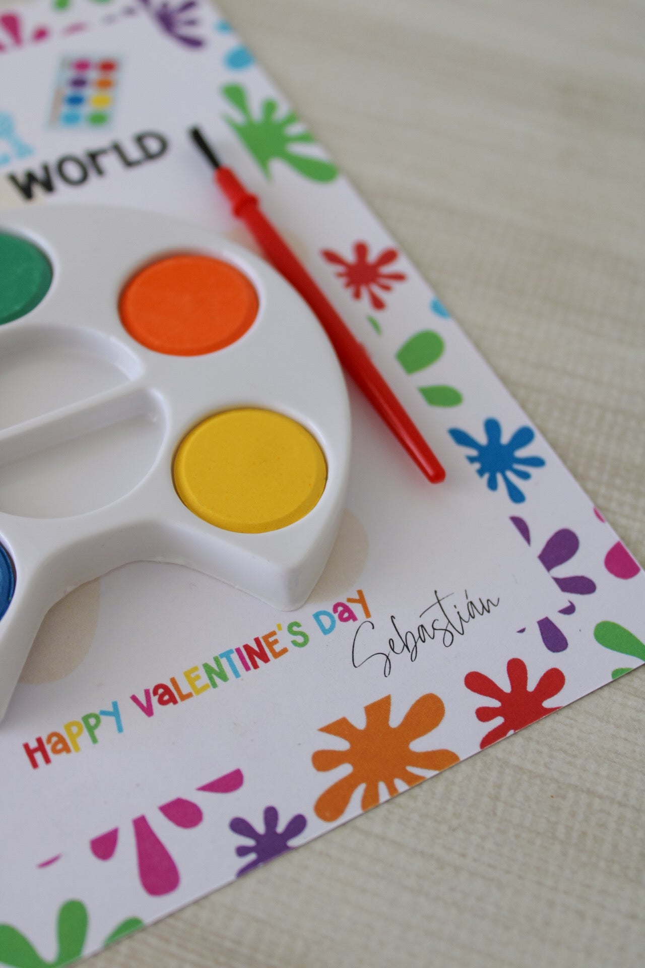 You Color My World - Watercolor Gift Set | Kids