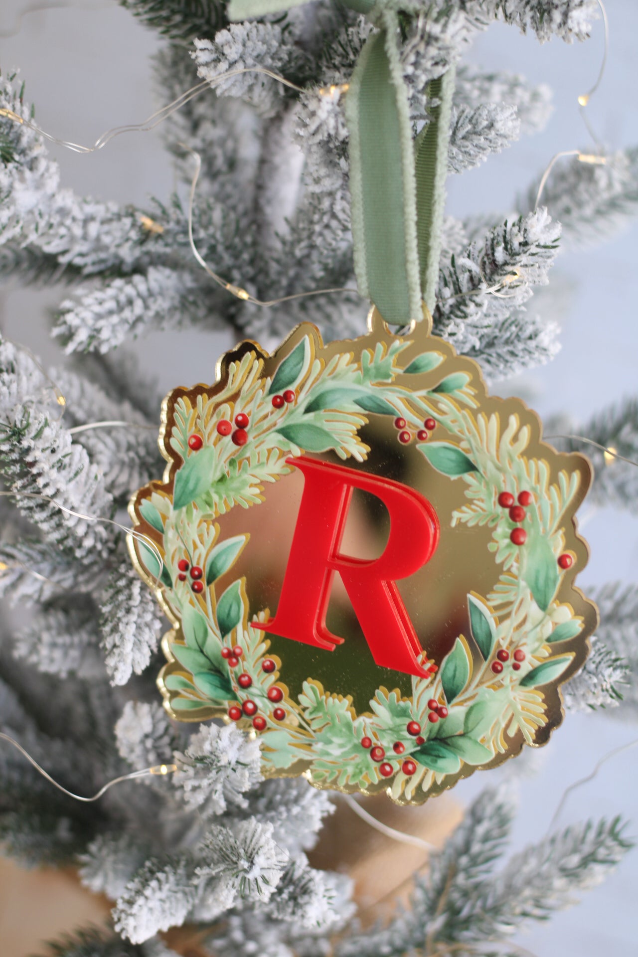 Ornamento Forest Wreath Golden