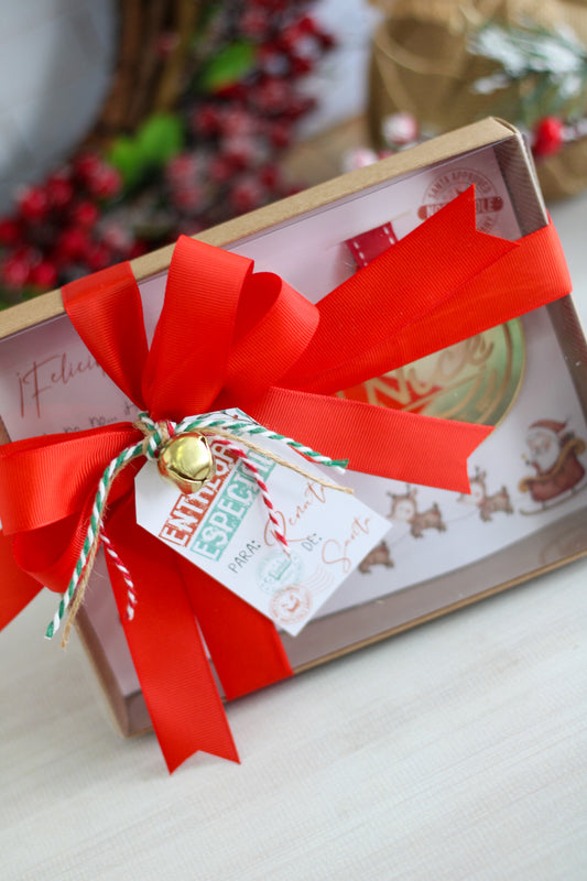 Medalla “North Pole Approved” | Caja Mediana con Tarjeta