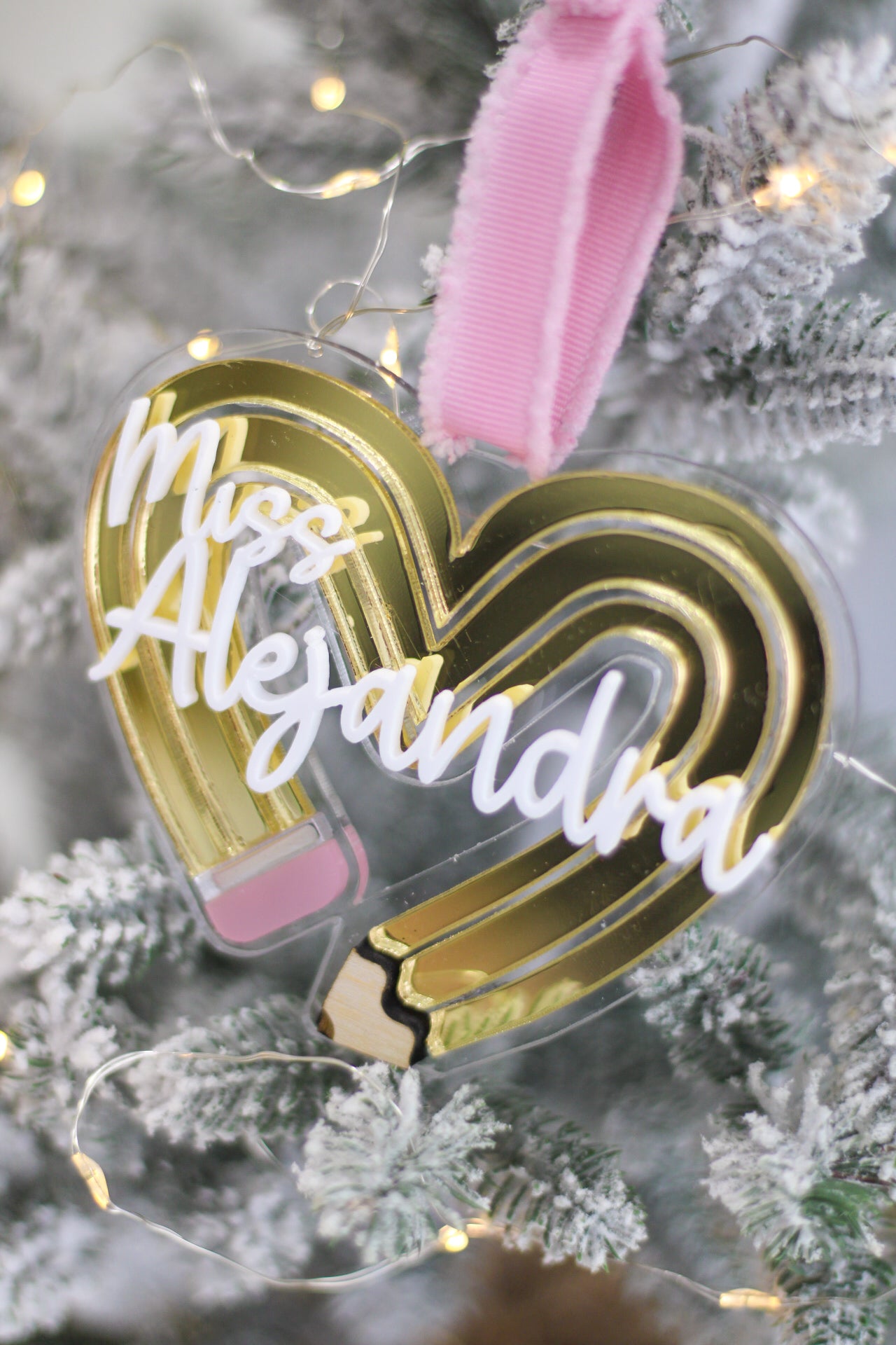 Ornamento “Pencil Heart”