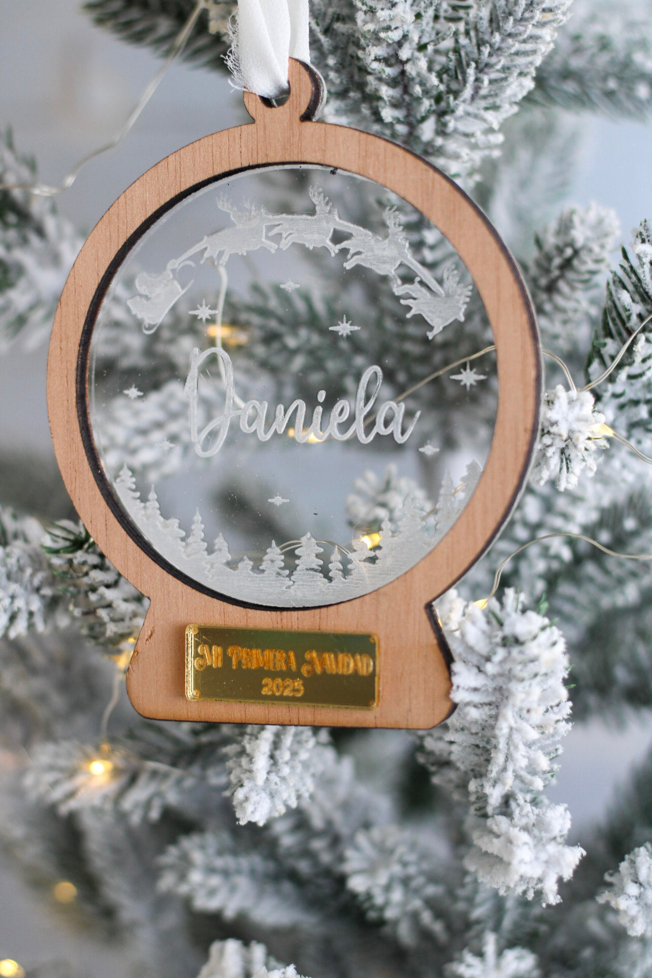 Ornamento Navideño - Globo Mágico (Mi 1ra. Navidad)