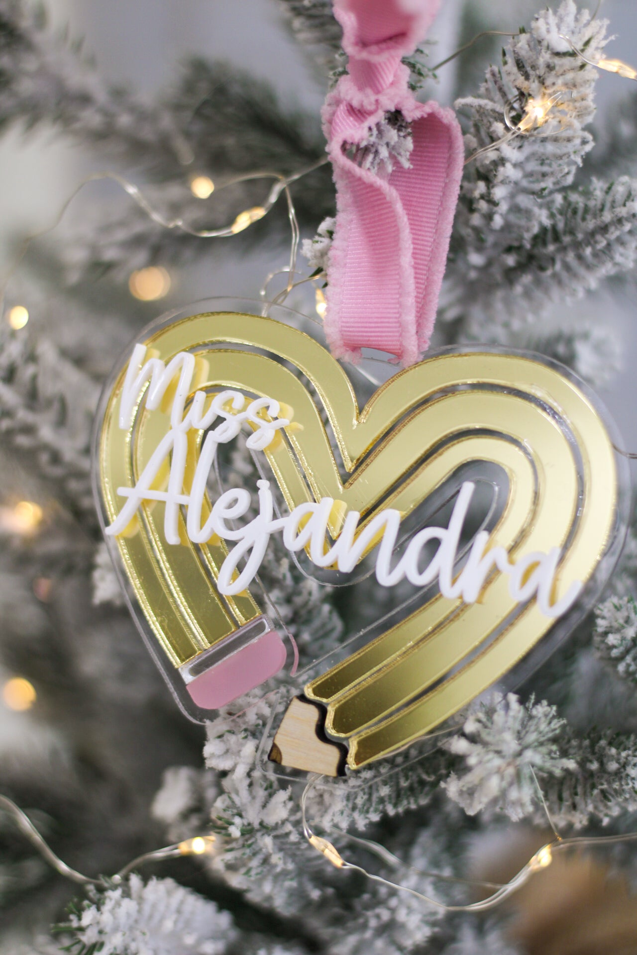 Ornamento “Pencil Heart”