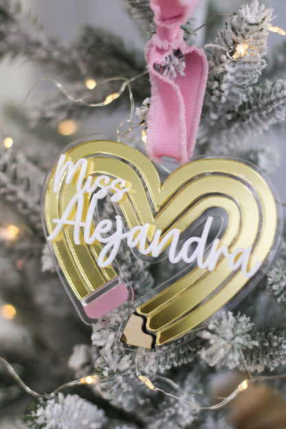 Ornamento “Pencil Heart”
