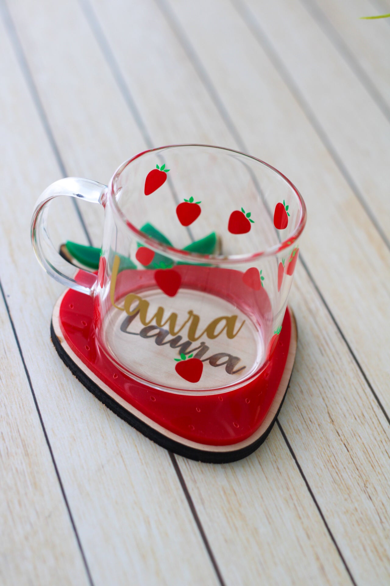 Berry Strawberry 🍓 Espresso Cup Gift Set