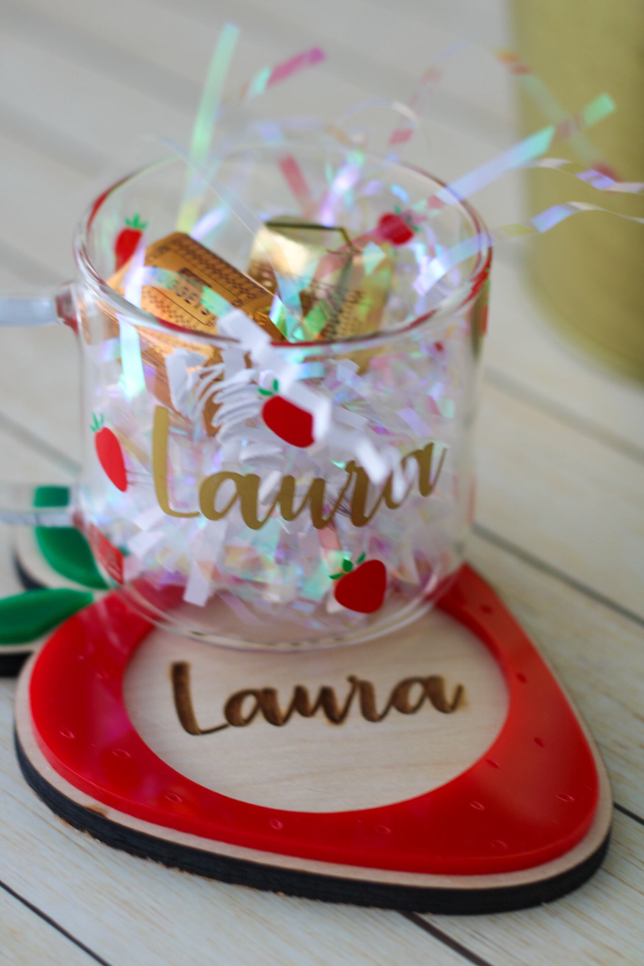 Berry Strawberry 🍓 Espresso Cup Gift Set