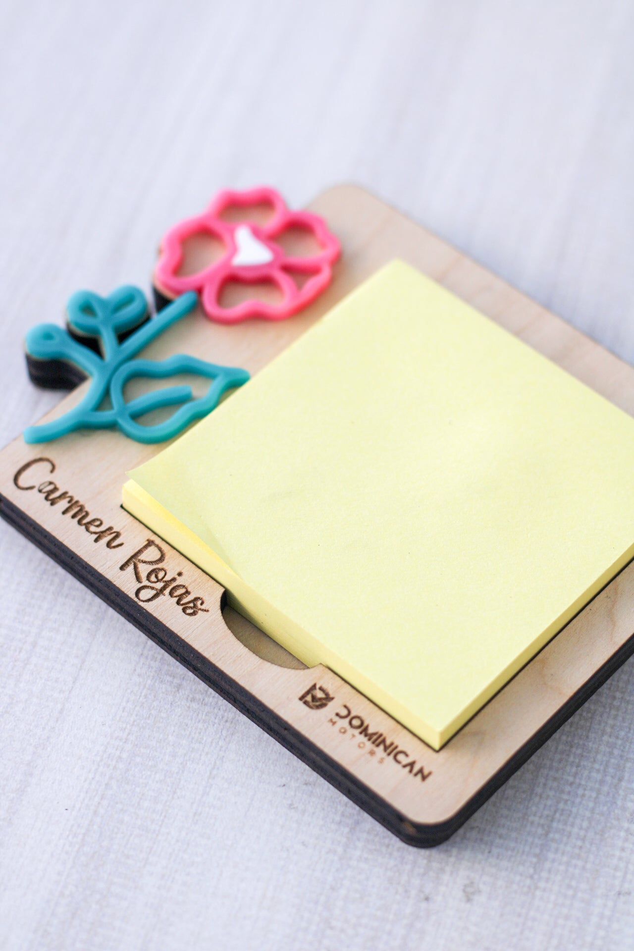 Porta Post-It Personalizado - Flower Dreams