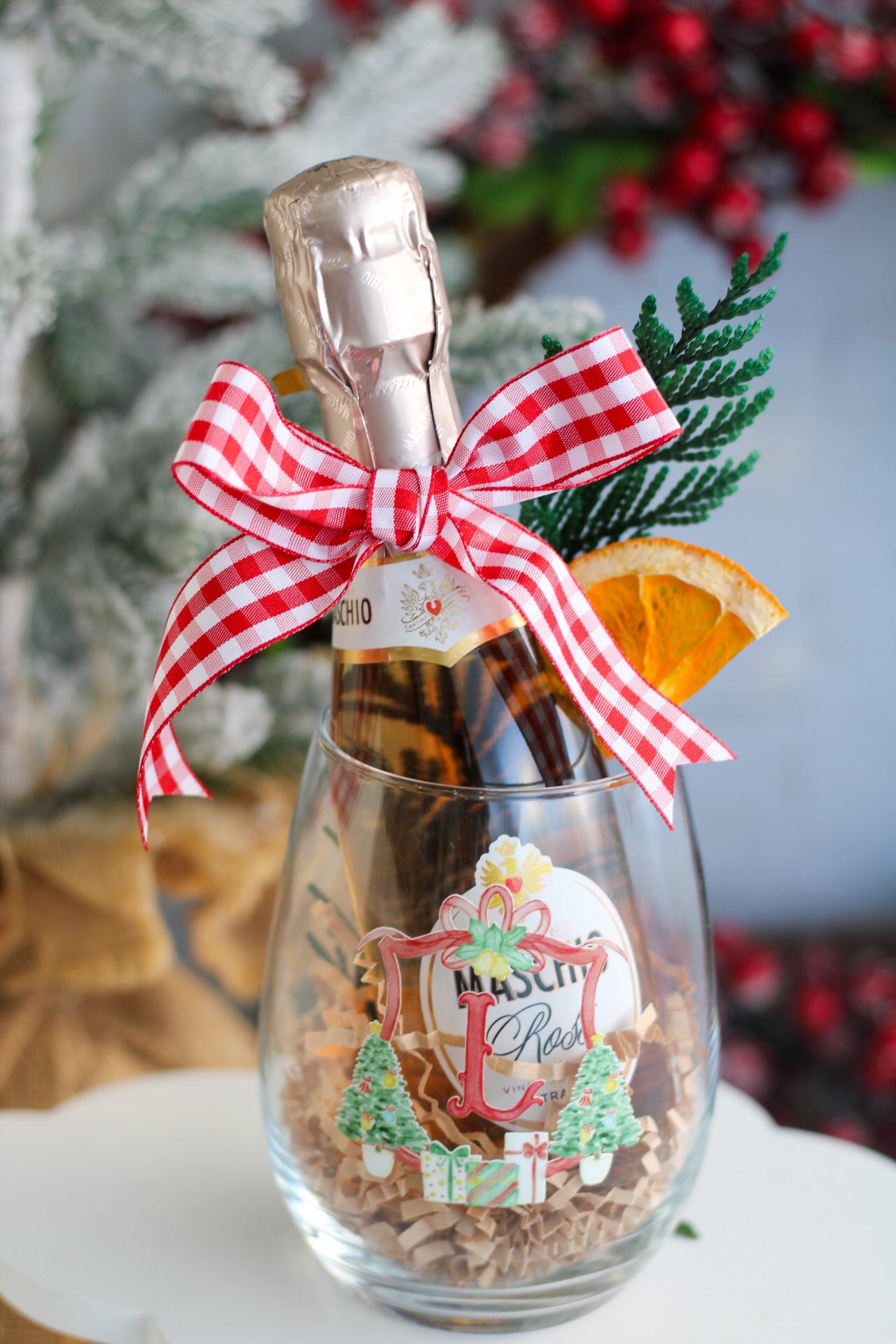 Bubbles & Cheers Gift Set – Around the Christmas Tree