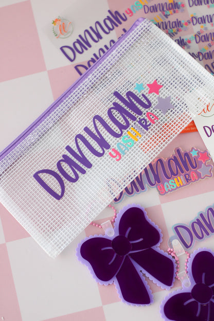BACK TO SCHOOL Deluxe Set - Violette Bow