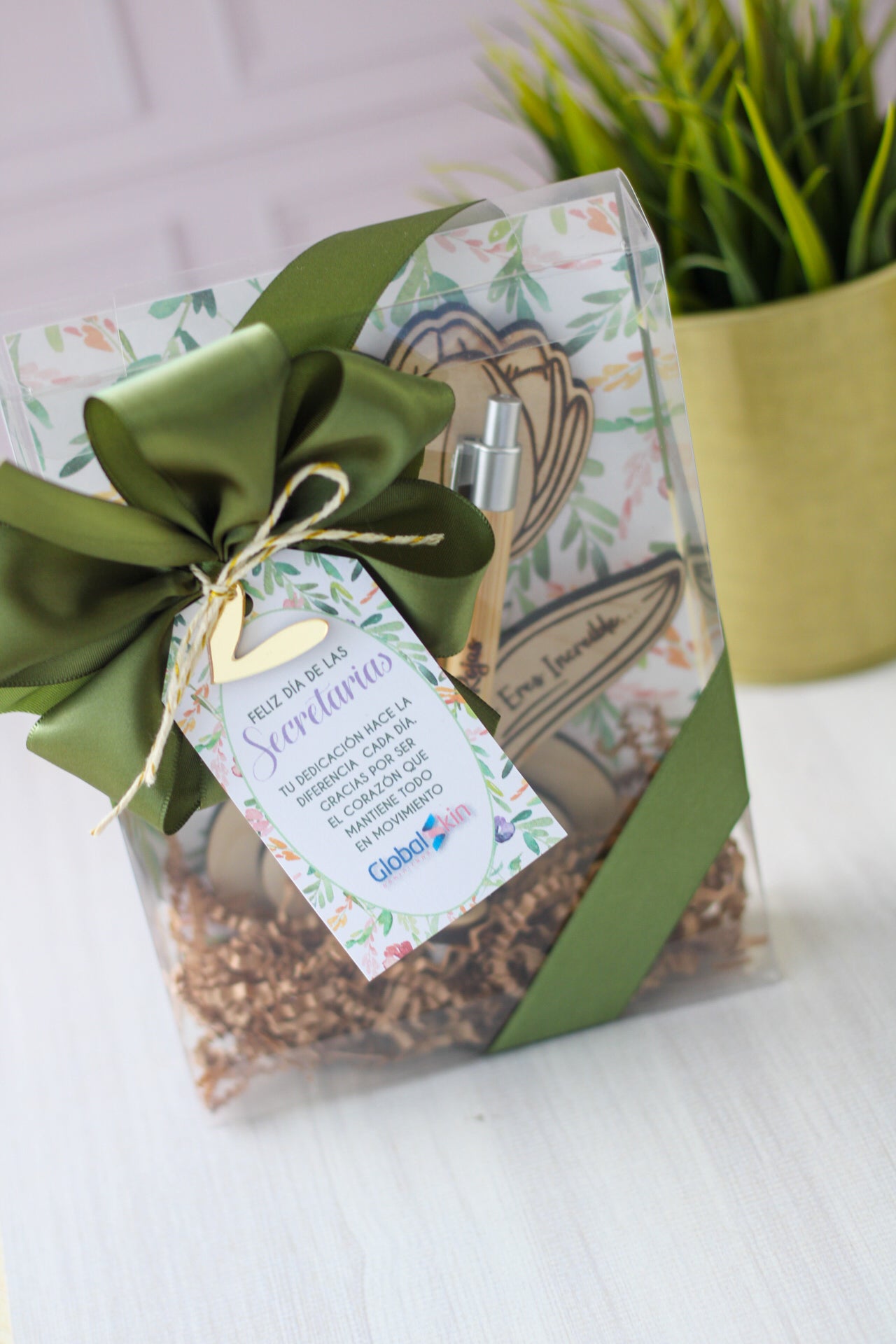 Gift Set Porta Lapiceros Tulip Dreams Personalizado - Olivia