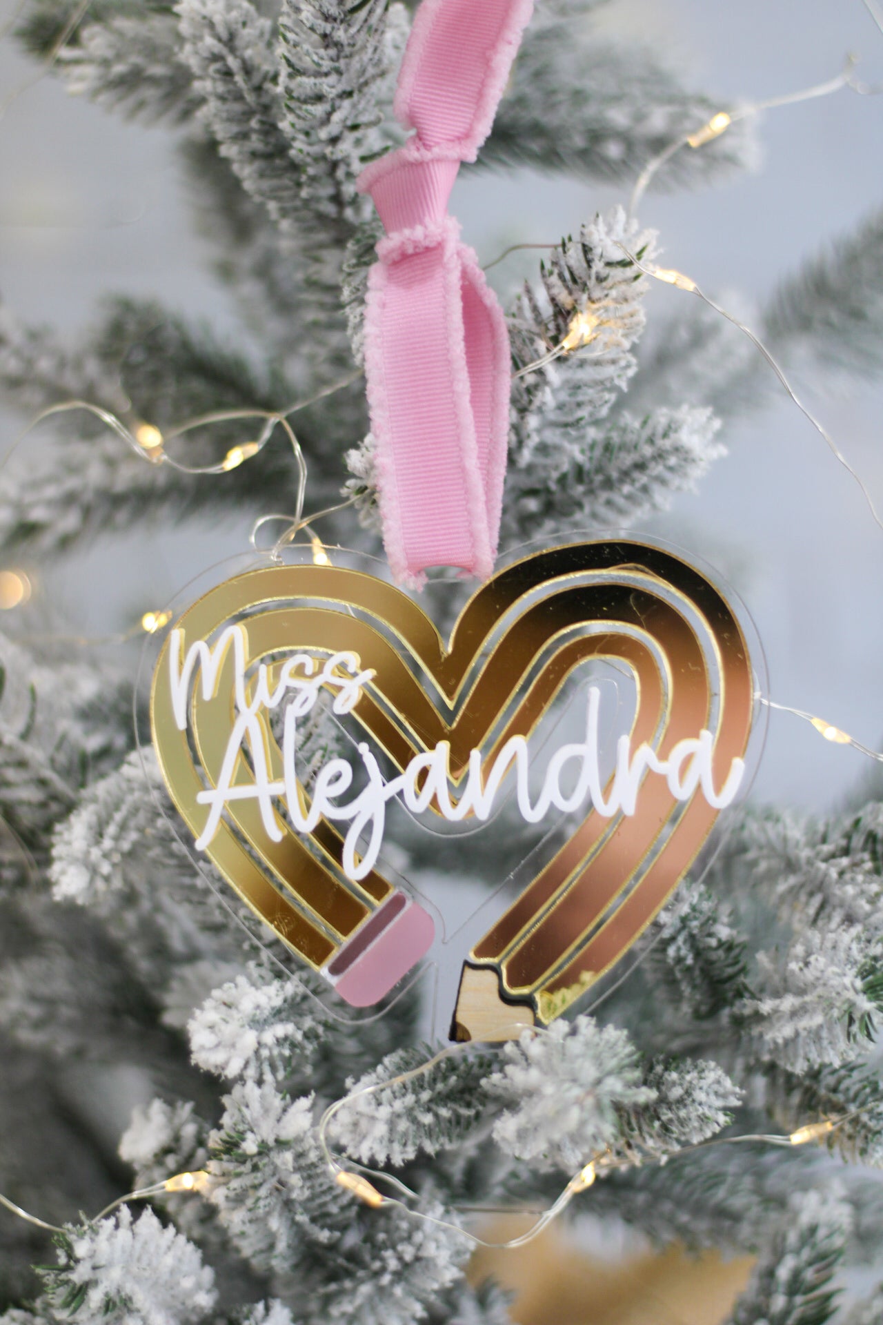 Ornamento “Pencil Heart”