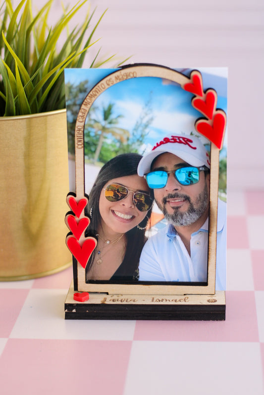 Portarretrato “Amor Eterno”