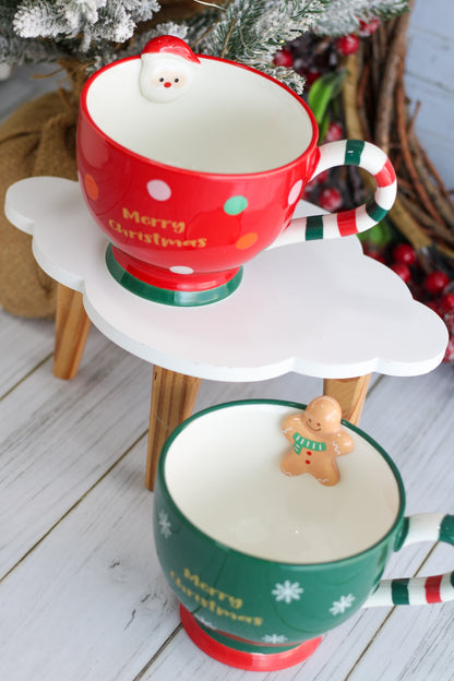 Merry Christmas Gingerbread Cookie Mug