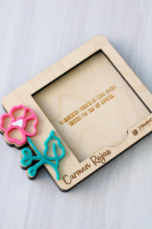 Porta Post-It Personalizado - Flower Dreams