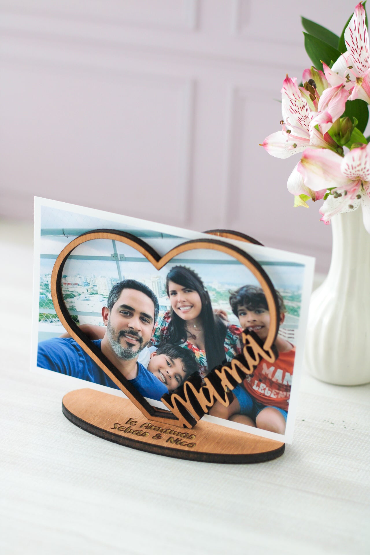 Porta Foto Corazón de Mamá