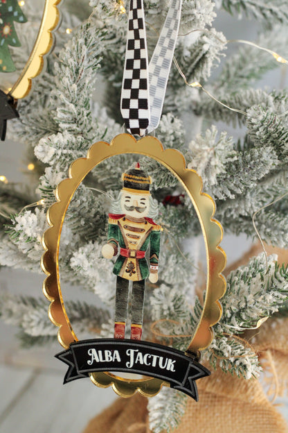Ornamento Navideño "Nutcracker Dreams" - Black Elegance