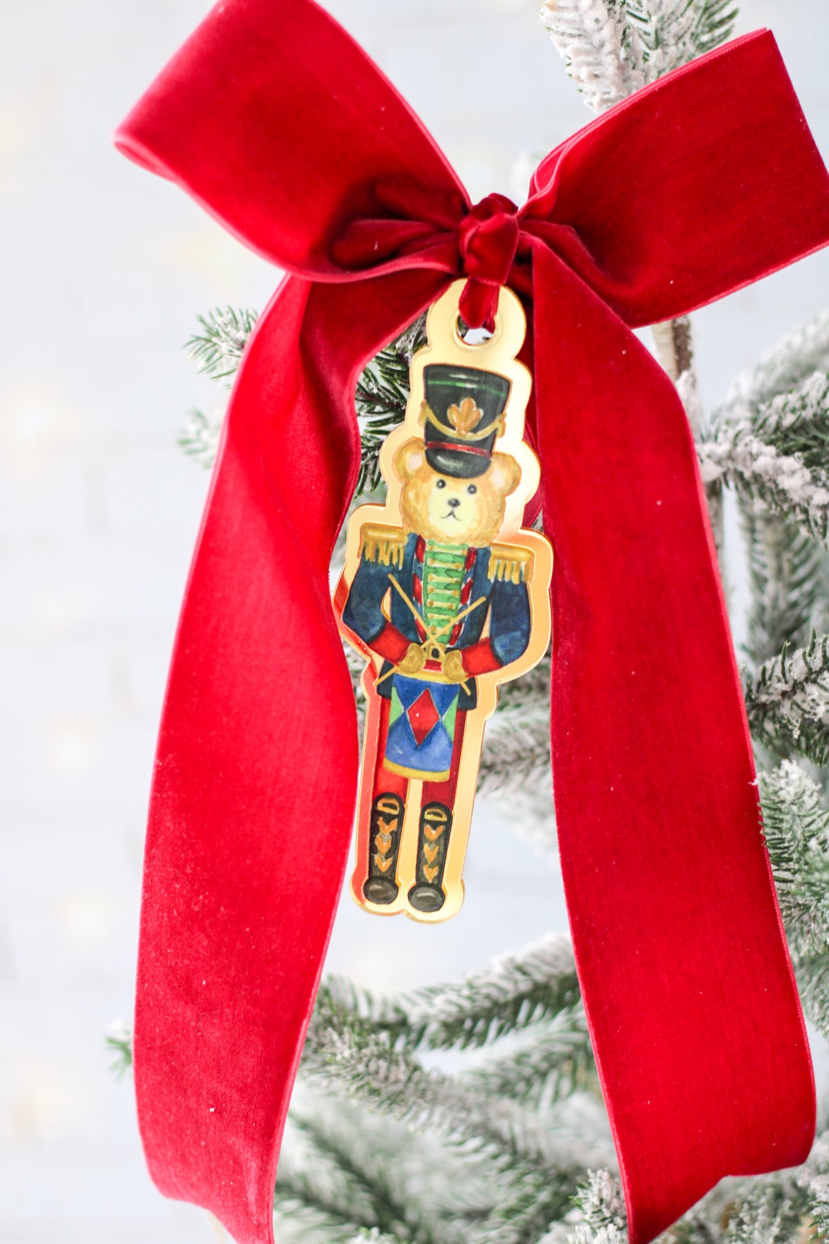 Ornamento Bear-y Dear Nutcrackers - Bow Edition