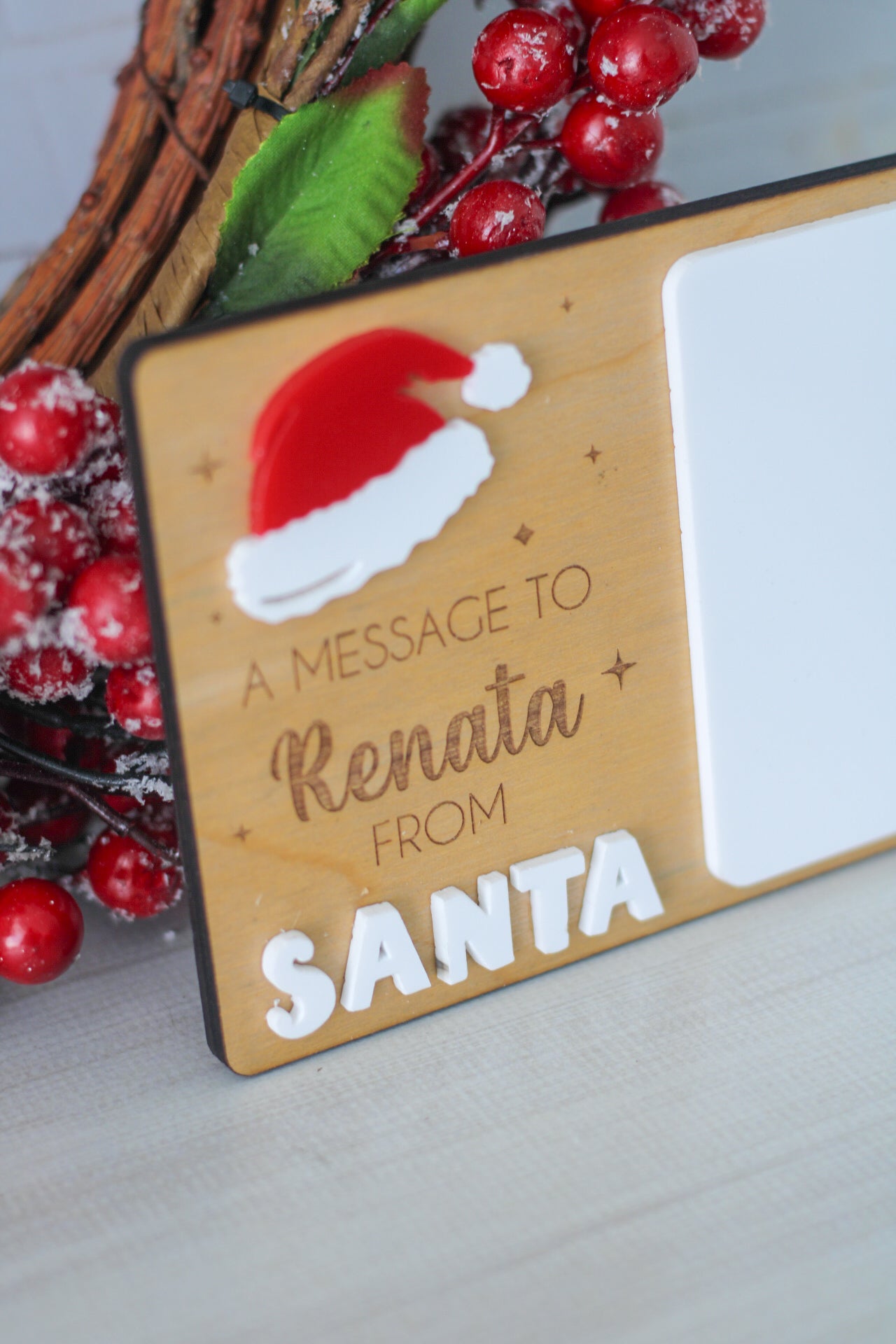 Pizarrita “ A message from…”