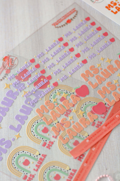 TEACHER’S Identification Set - Pencil Rainbow
