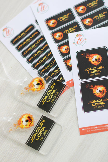 BACK TO SCHOOL Set - Fire Soccer
