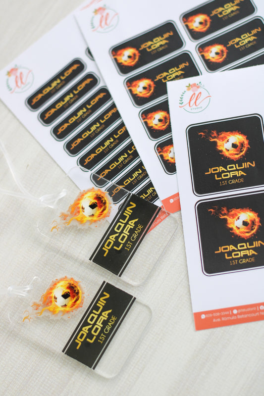BACK TO SCHOOL Set - Fire Soccer