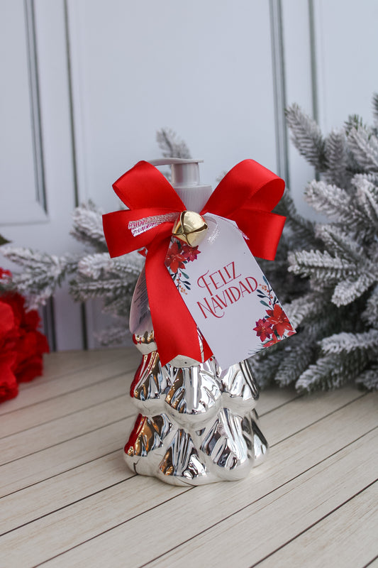 Jabón Líquido + Contenedor Reusable - Árbol Plateado