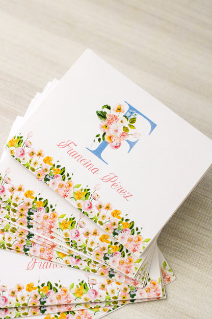 Tarjetas Sociales Personalizadas - Bella Blooms | Set de 12