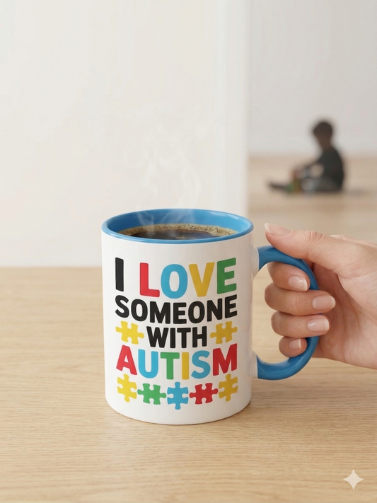 Mug “Autism Awareness” - I Love someone with Autism