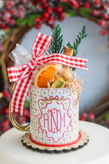Festive Ribbons Mug - Full Gift Set