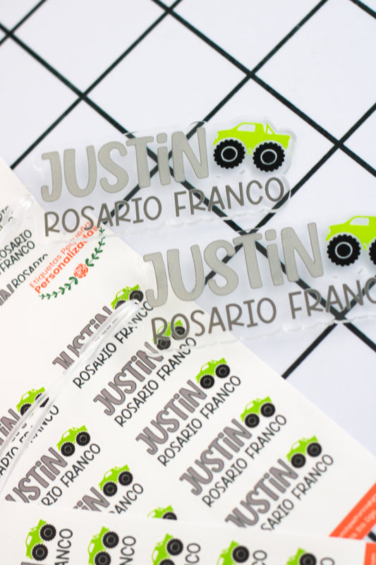 BACK TO SCHOOL Set - Green Monster Truck