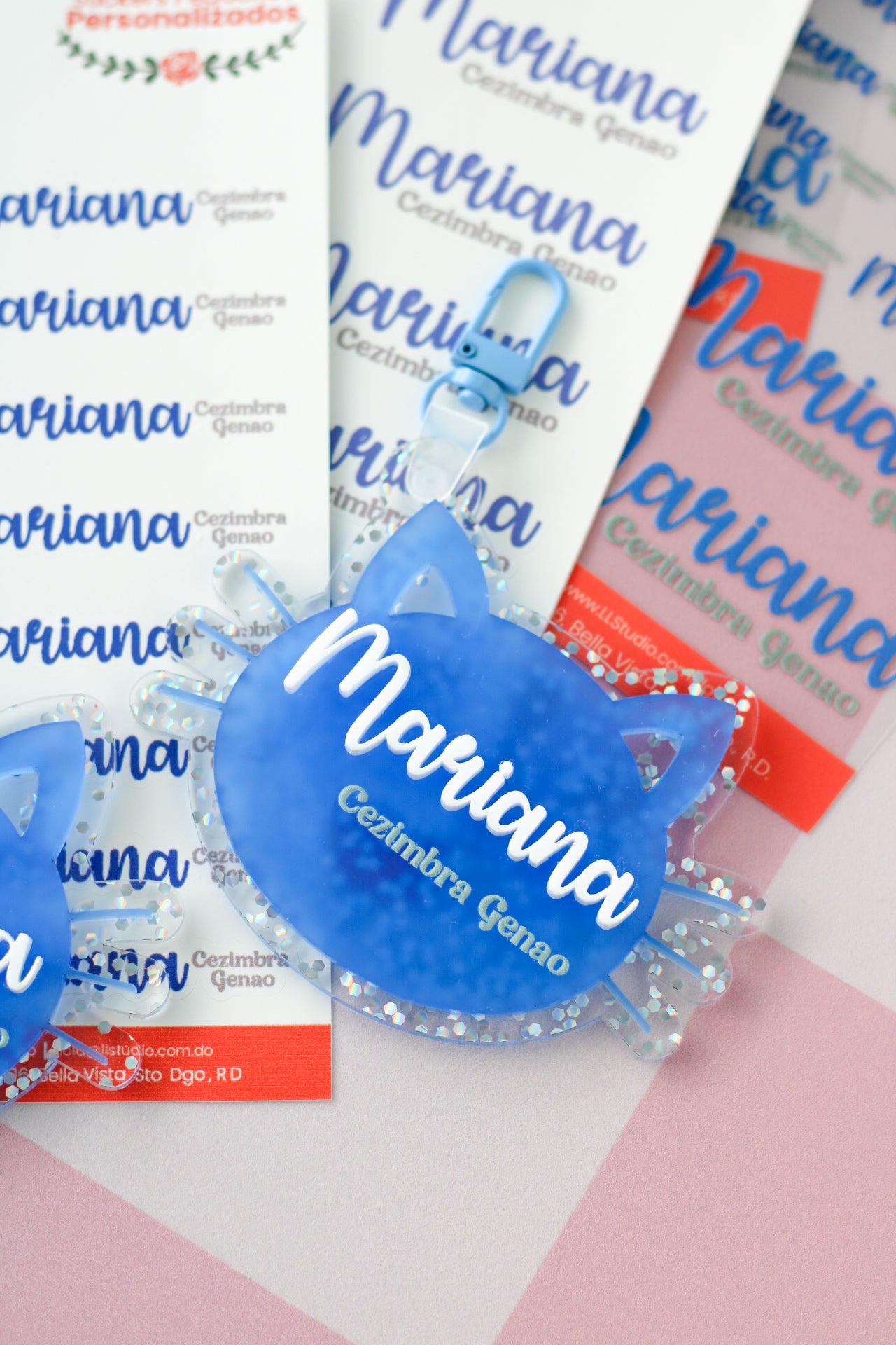 BACK TO SCHOOL Deluxe Set - Blue Kitty Cat